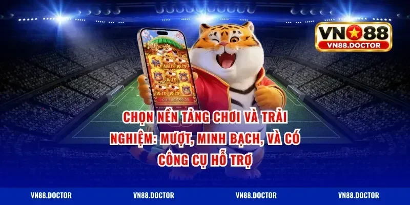 Chọn nền tảng chơi và trải nghiệm: Mượt, minh bạch, và có công cụ hỗ trợ